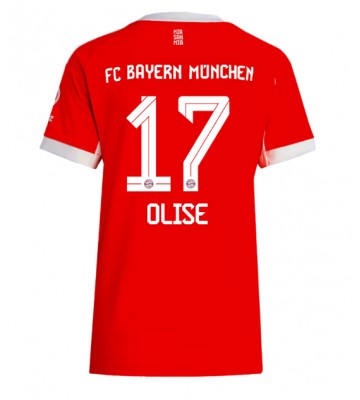 Bayern Munich Michael Olise #17 Hjemmebanetrøje Dame 2025-26 Kortærmet
